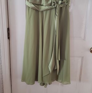 Jones Ware sage Green dress